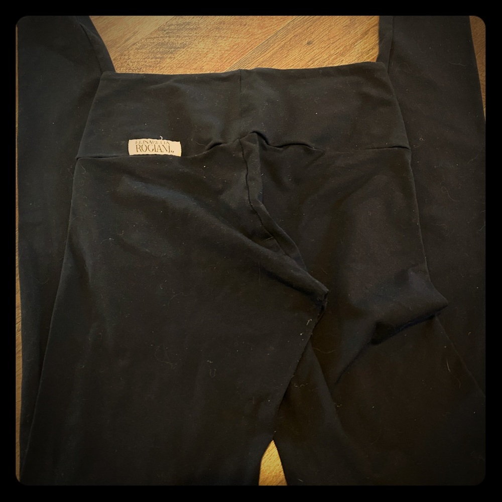 Rogiani black sport band leggings